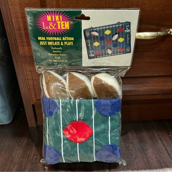 Other - Inflatable Football Game Set - Blue, Red, Brown